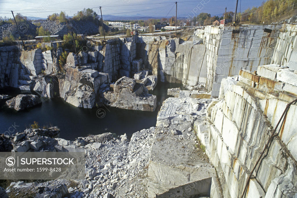 The largest monumental granite quarry in Barre, VT SuperStock
