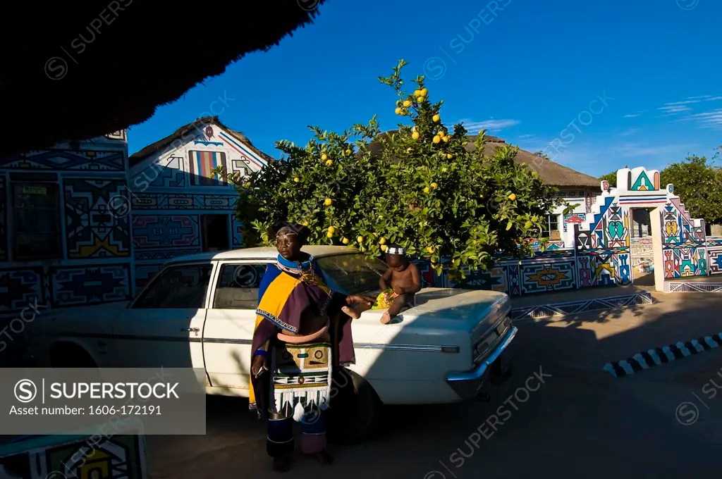 Africa, South Africa, Mpumalanga Province, KwaNdebele, Ndebele tribe