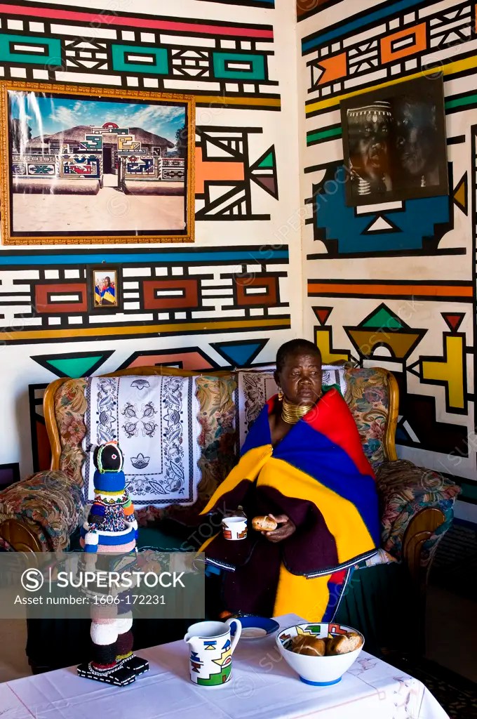 Africa, South Africa, Mpumalanga Province, KwaNdebele, Ndebele tribe