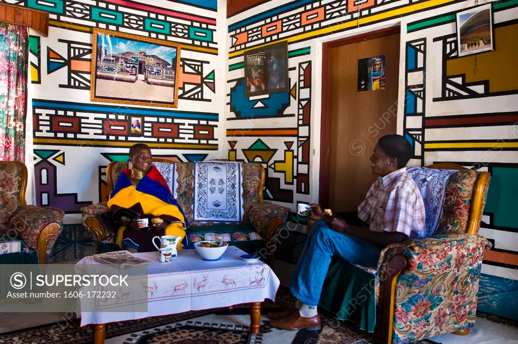 Africa, South Africa, Mpumalanga Province, KwaNdebele, Ndebele tribe