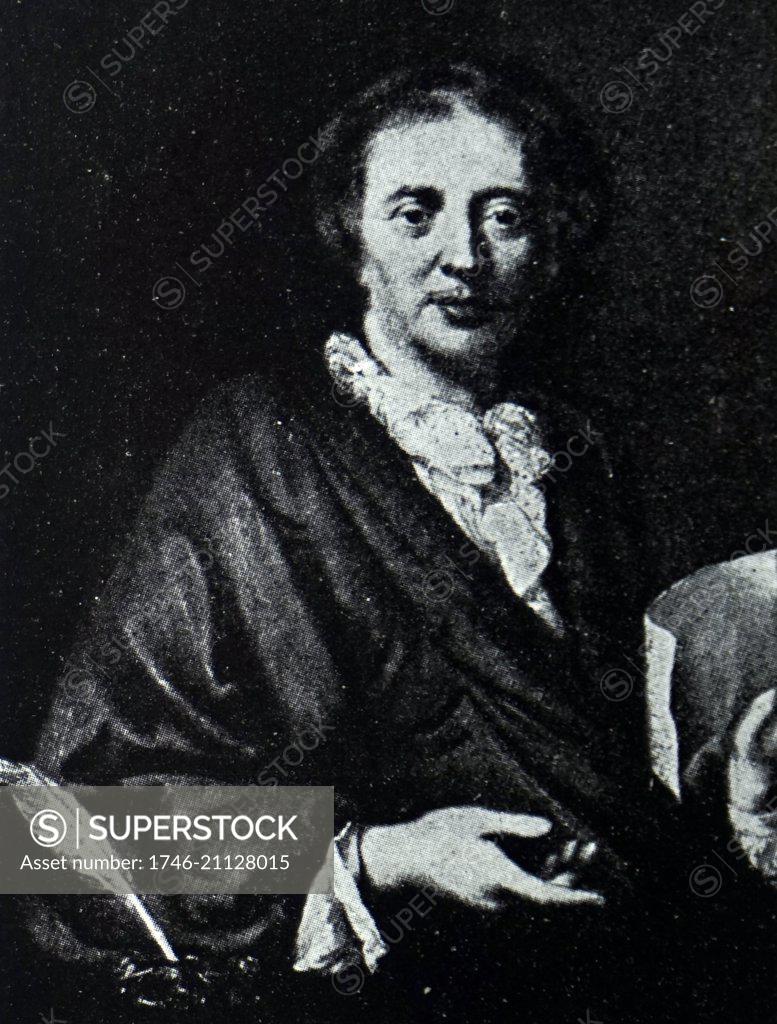 Portrait of François Couperin (16681733) French composer, organist and