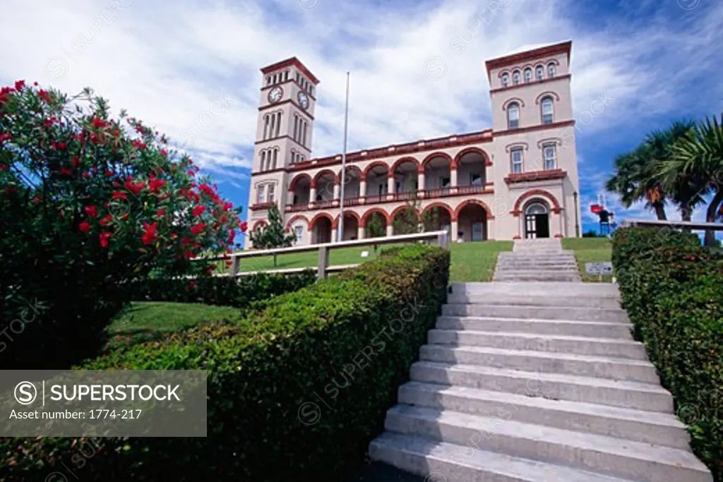 Low angle view of a courthouse, Bermuda Supreme Courthouse, Hamilton