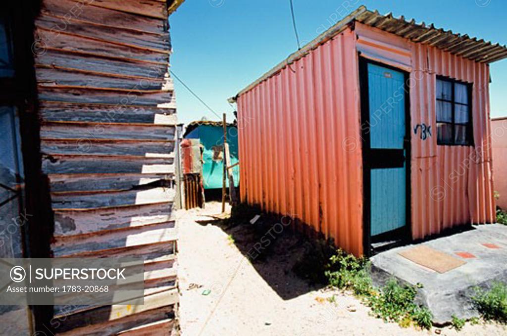 Shack houses of Khayelitsha, Capetown, South Africa