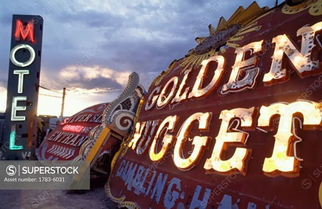 NEON SIGN GRAVEYARD LAS VEGAS,USA SuperStock