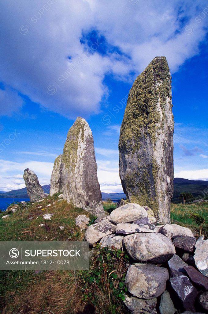 Eightercua Stone Row, Waterville, County Kerry, Ireland, Irish standing