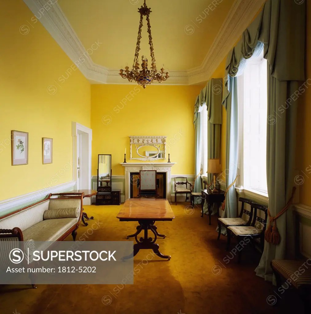 The Queen's Bedroom, State Apartments, Dublin Castle, Dublin, Ireland