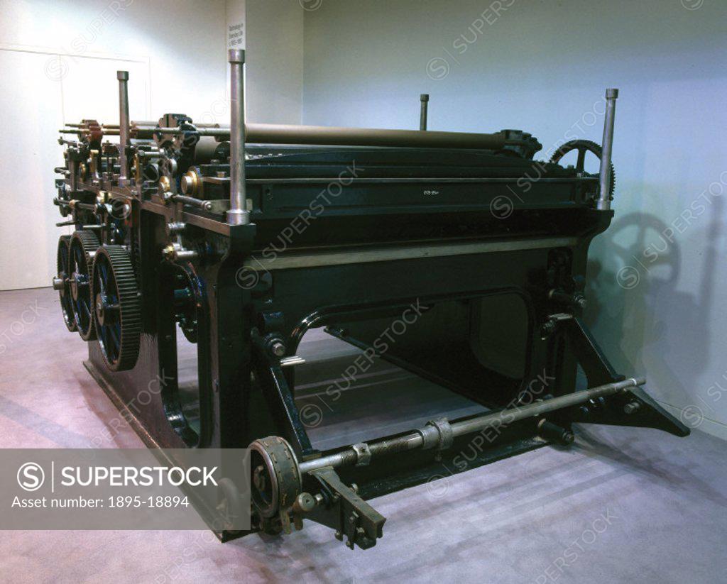 VictoryKidder rotary printing press, 1870.The development from the