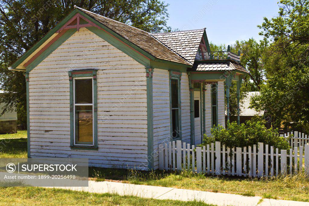 Dalton Gang Hideout, Meade, Kansas. Eva Dalton Whipple House. Four