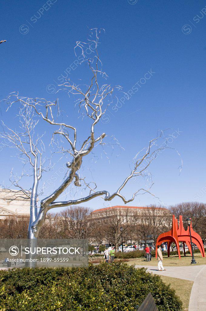 Washington, D.C., National Gallery Of Art, Sculpture Garden, Stainless