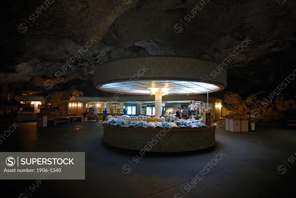 Underground Souvenir shop Carlsbad Caverns New Mexico Stock Photo 1906