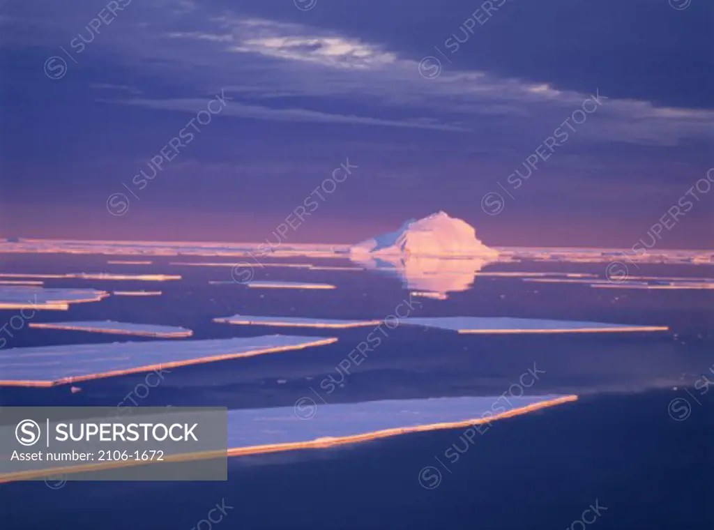 Iceberg at Kemp Coast, Enderby Land, Antarctica SuperStock