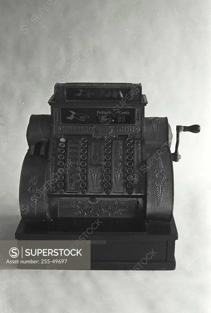 Antique cash register SuperStock