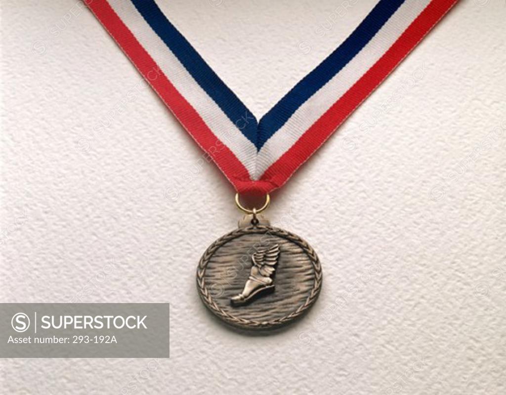 Closeup of a bronze medal SuperStock