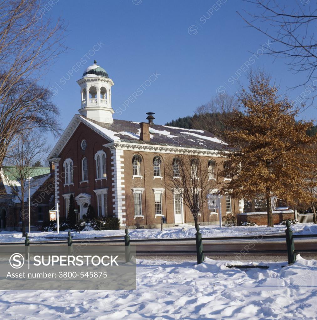 Windsor County Courthouse Woodstock Vermont USA SuperStock