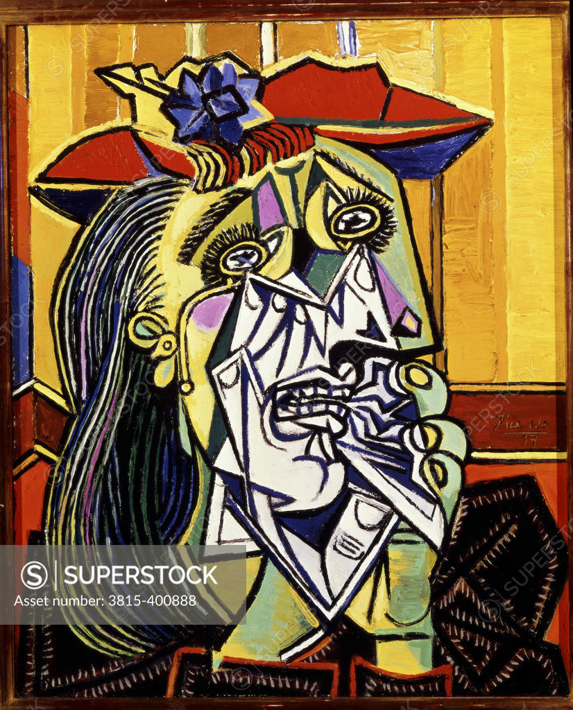 The Weeping Woman by Pablo Picasso, 1937, 18811973, UK, London, Tate