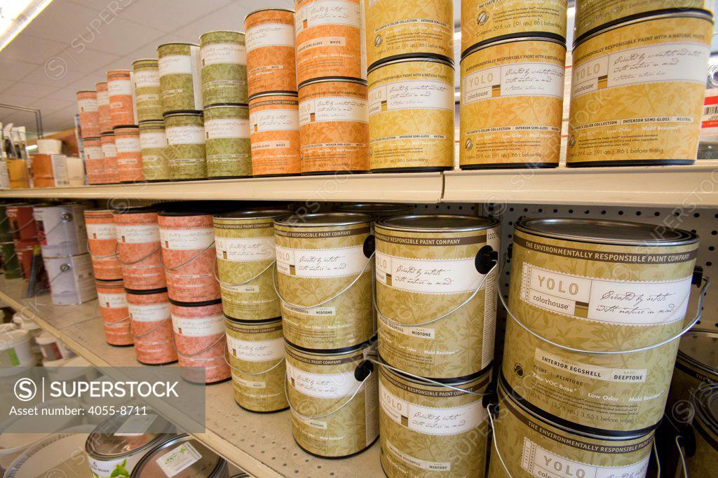 Environmentally friendly paints such as Yolo and Benjamin Moore Natura