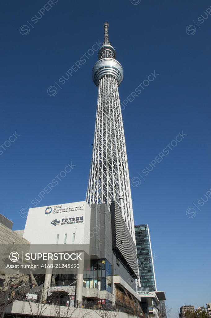 The Tokyo Skytree is the tallest tower in the world and is a