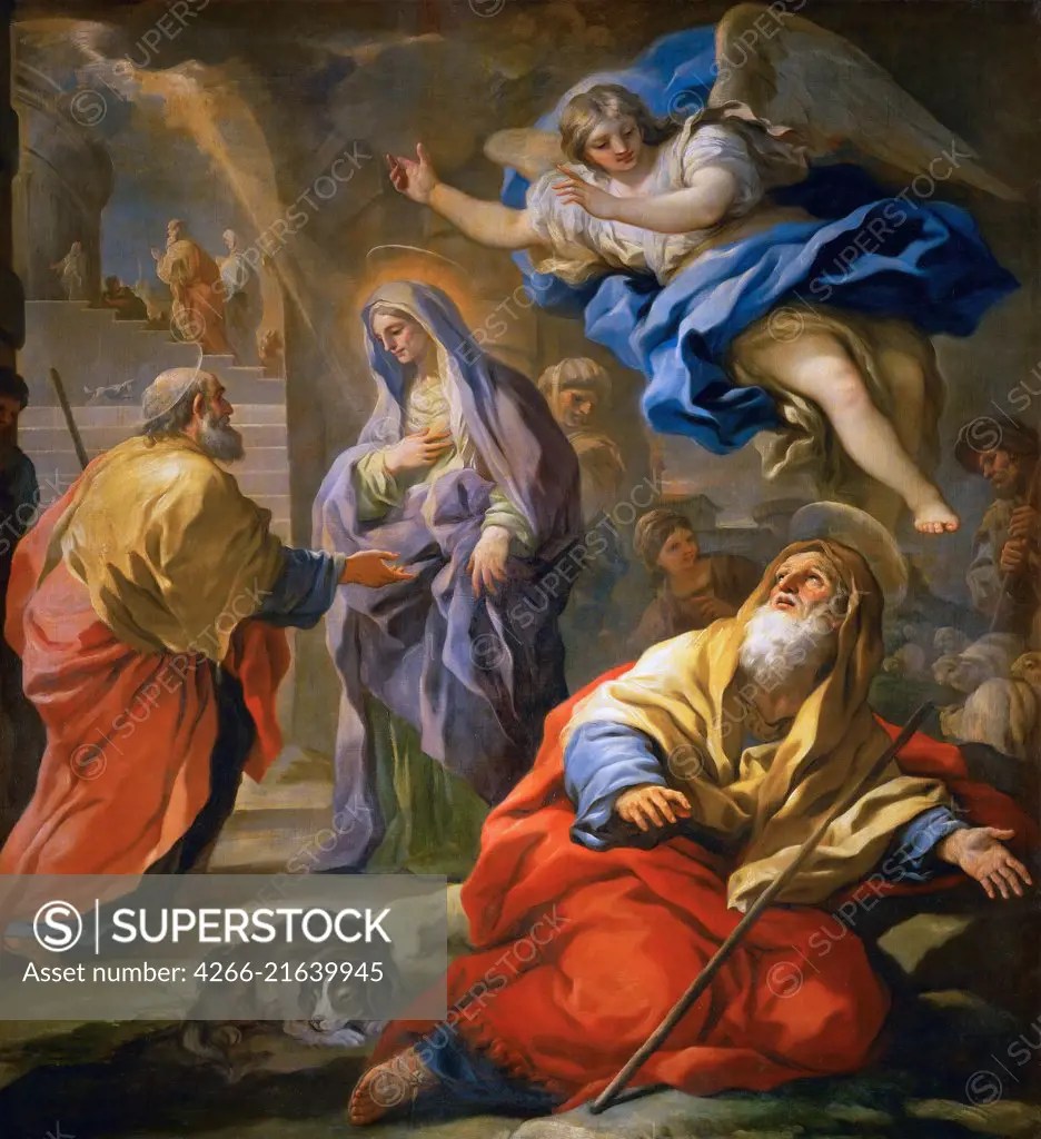 Joachim Receiving the Promise, and Meeting of Saints Joachim and Anne