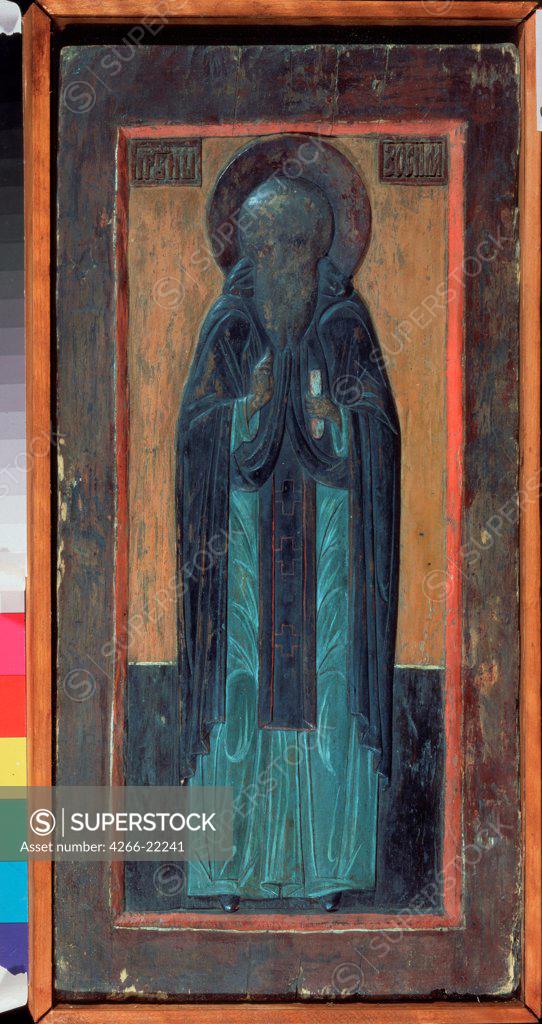Saint Zosima by Russian icon / Regional Museum of Fine and Applied Art