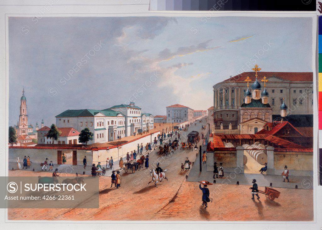 The Imperial postoffice in Moscow by Muller, Andreas Jakob Heinrich