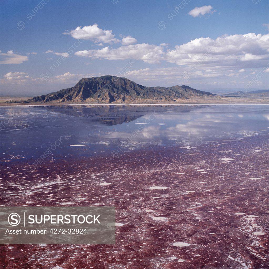 Lake Natron in northern Tanzania is one of the most alkaline of the