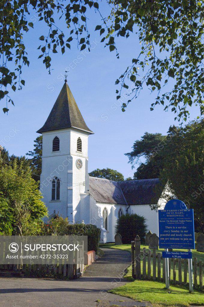 Wales, Wrexham, Redbrook Maelor. St Mary's Church, Whitewell, a Church of England church in