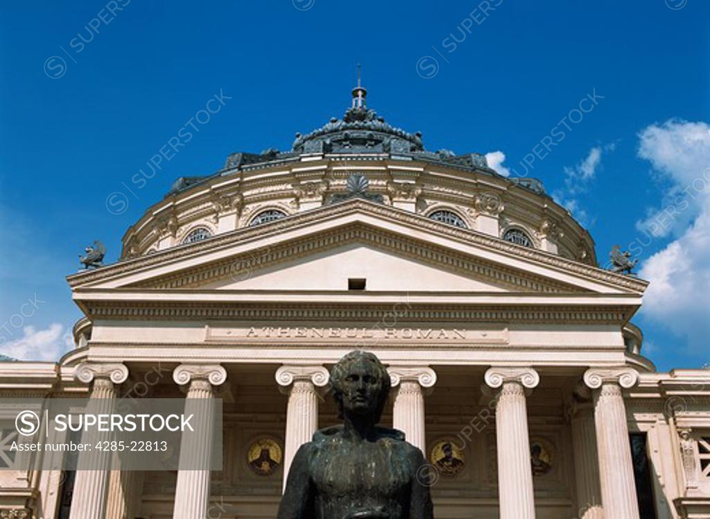 Romania, Bucharest, Piata Enescu, Romanian Athenaeum (Ateneul