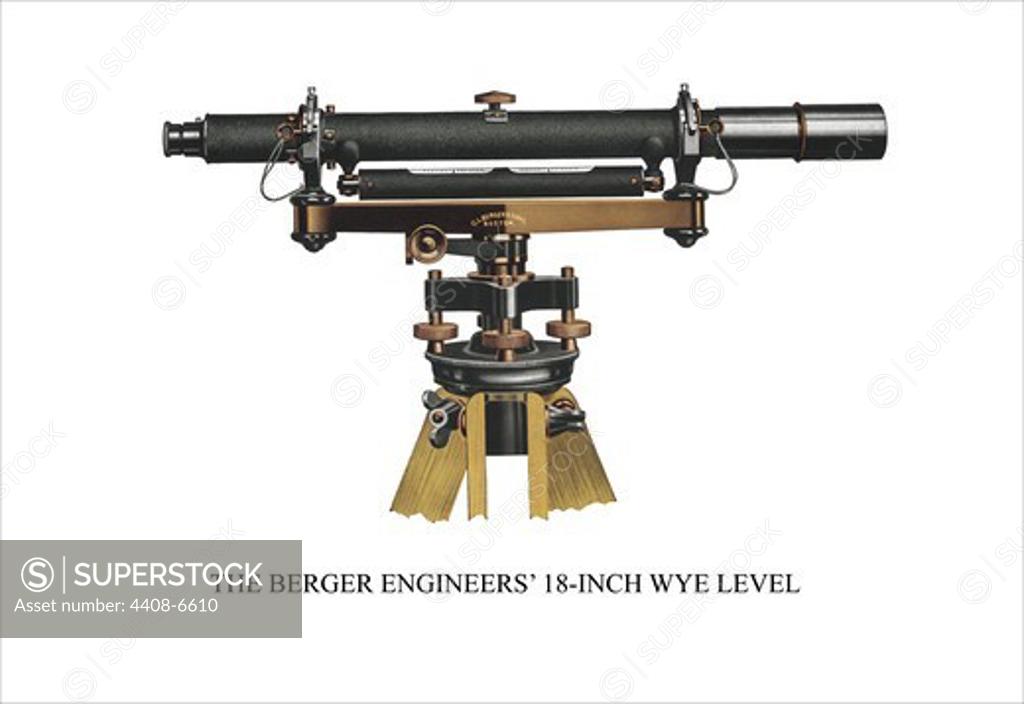 Berger Engineers' 18 Inch Wye Level, Engineering Surveryor's