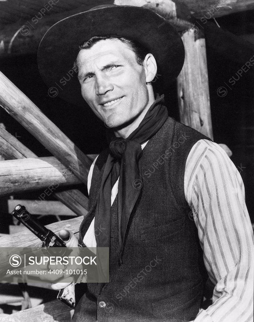 JACK PALANCE in SHANE (1953), directed by STEVENS. SuperStock