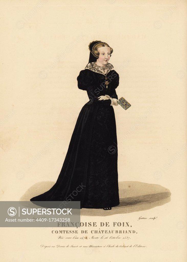 Francoise de Foix, Countess of Chateaubriand, mistress of King Francis