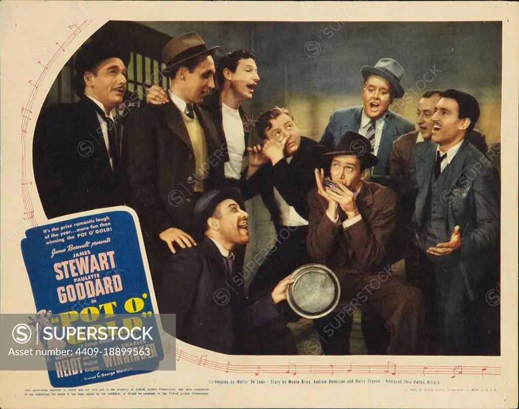 JAMES STEWART in POT O'GOLD (1941), directed by ALAN MARSHALL. SuperStock