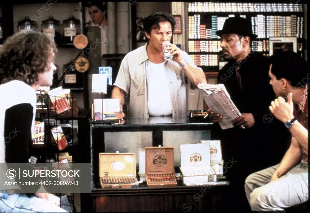 HARVEY KEITEL in SMOKE (1995), directed by WAYNE WANG. SuperStock