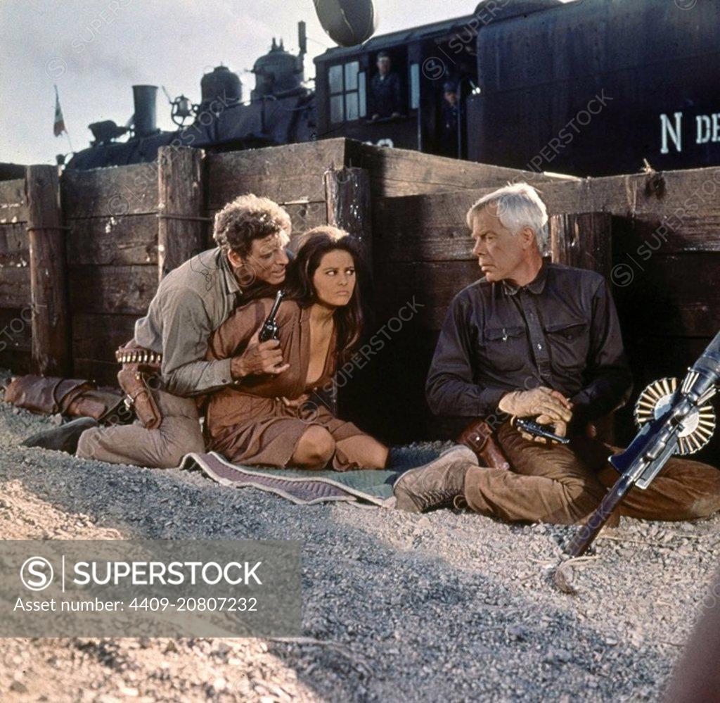 LEE MARVIN, BURT LANCASTER and CLAUDIA CARDINALE in THE PROFESSIONALS