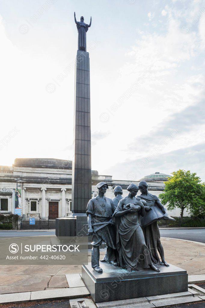 Statues at Memorial To First Viscount Leverhulme, Lady Lever Art