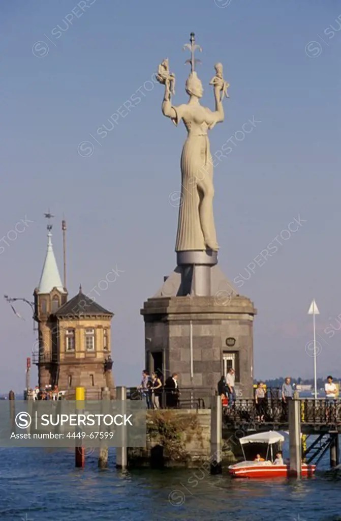 Imperia Statue at Constance Harbour, Lake Constance, Baden Wurttemberg