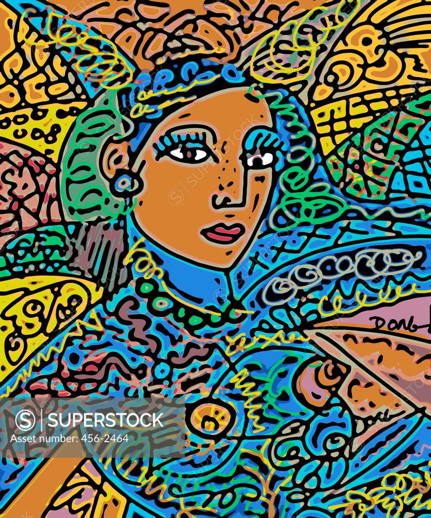 Persian princess, by Diana Ong, Computer Graphics, 2010 SuperStock