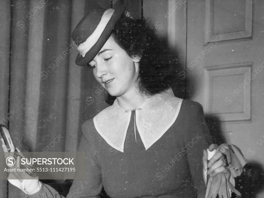 Brigadier Wingate's Medal Received By His Wife Mrs. Wingate, wife of