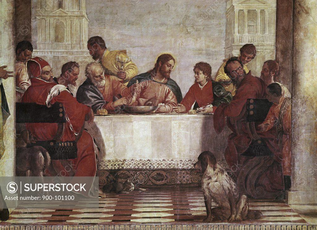 Dinner in the House of Levi (Detail) 1573 Paolo Veronese (15281588