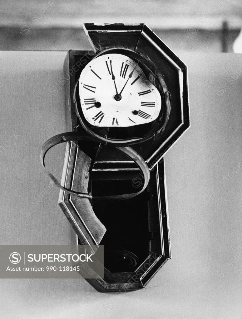 Clock from Nagasaki, stopped at 1102 AM, August 9, 1945 at the moment of the Atomic Bomb