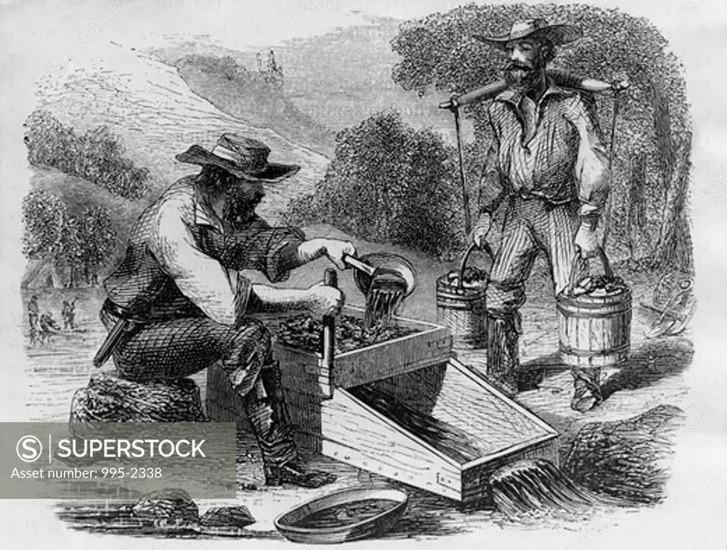 The California Gold Rush, Cradle Rocking, 1849 American History