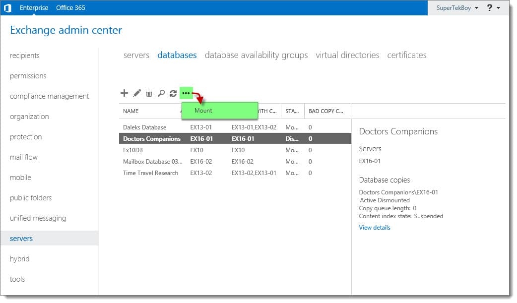 Install Exchange 2016 in your lab (Part 6) SuperTekBoy
