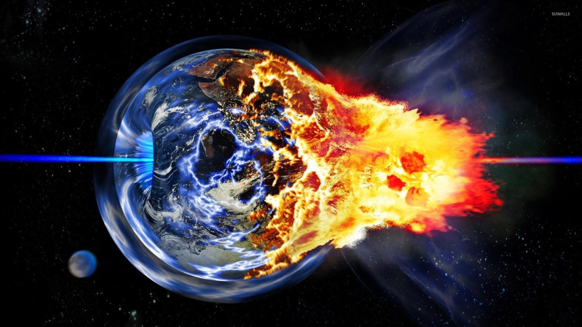 Exploding Earth wallpaper - Fantasy wallpapers - #25879