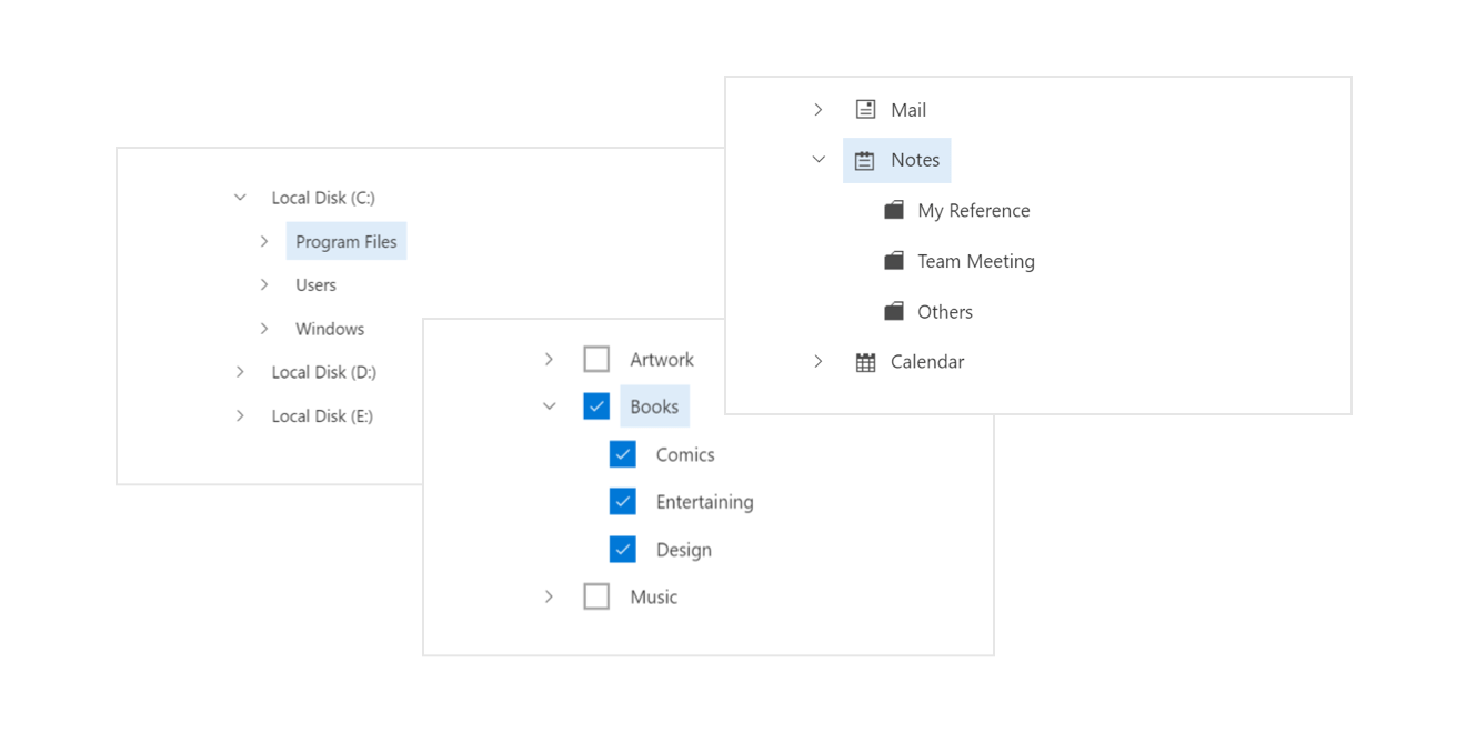  Forms TreeView Syncfusion  Forms UI Controls