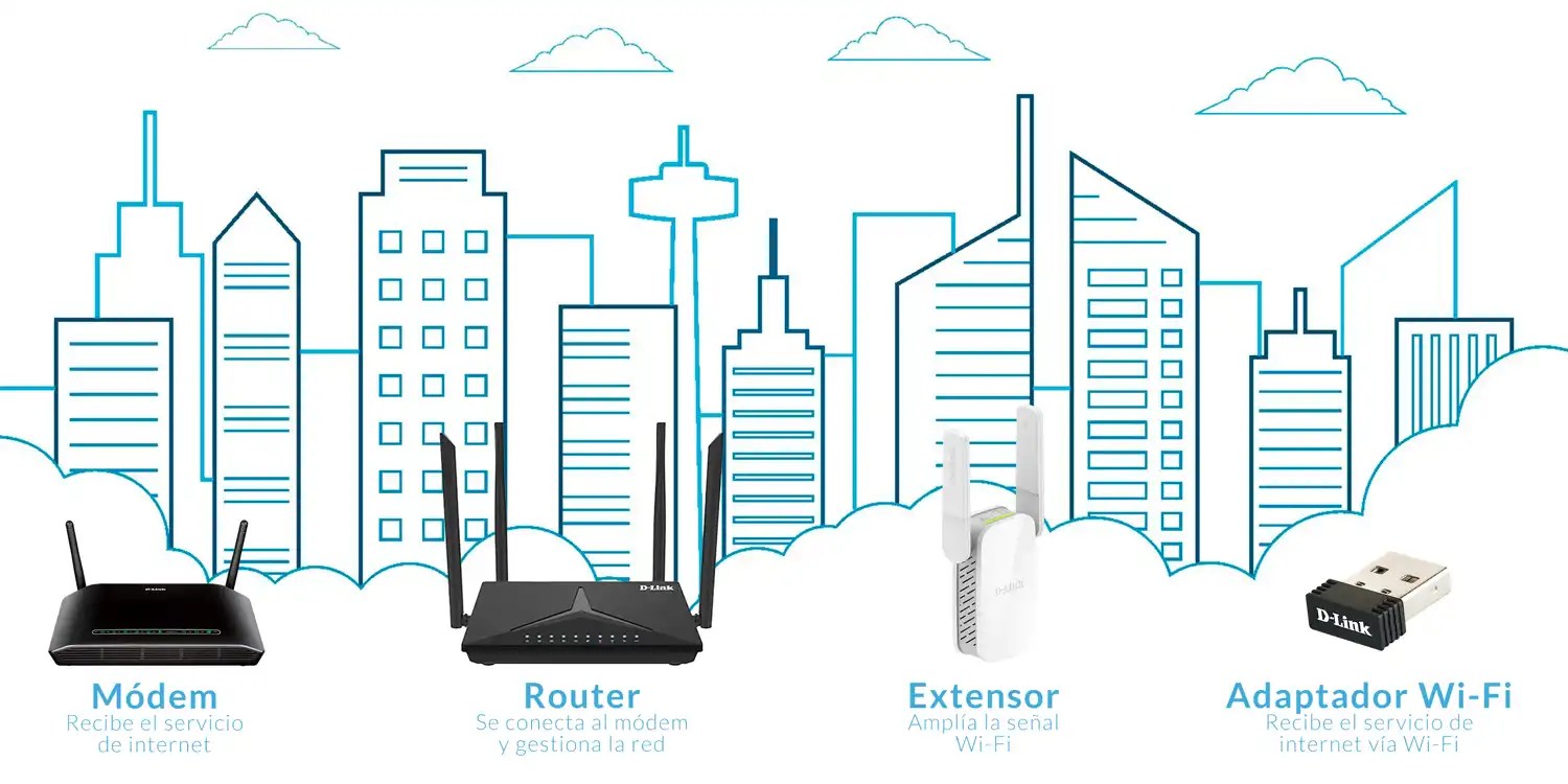 Diferencias entre módem, router, adaptador y extensor T21