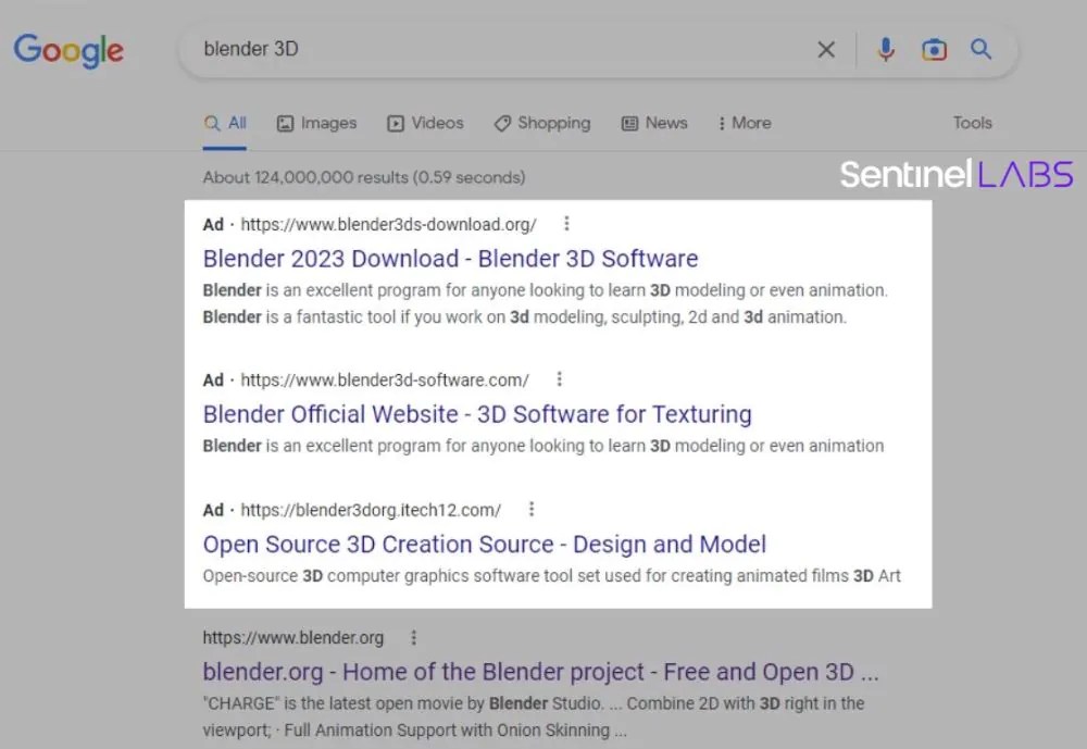 Virtualisierte Malware Versteckt Sich In GoogleWerbung Für Blender