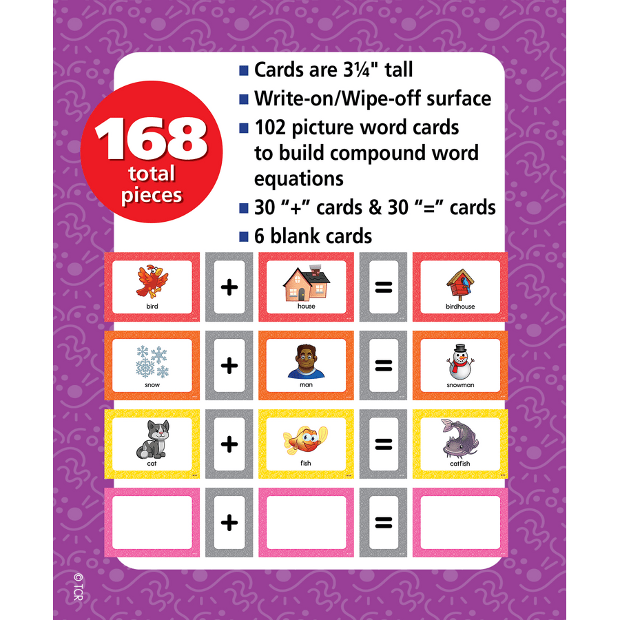 Compound Words Pocket Chart Cards TCR20853 Teacher Created Resources