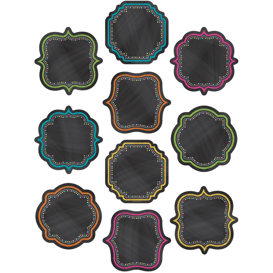 Chalkboard Brights Accents TCR5622 Teacher Created Resources