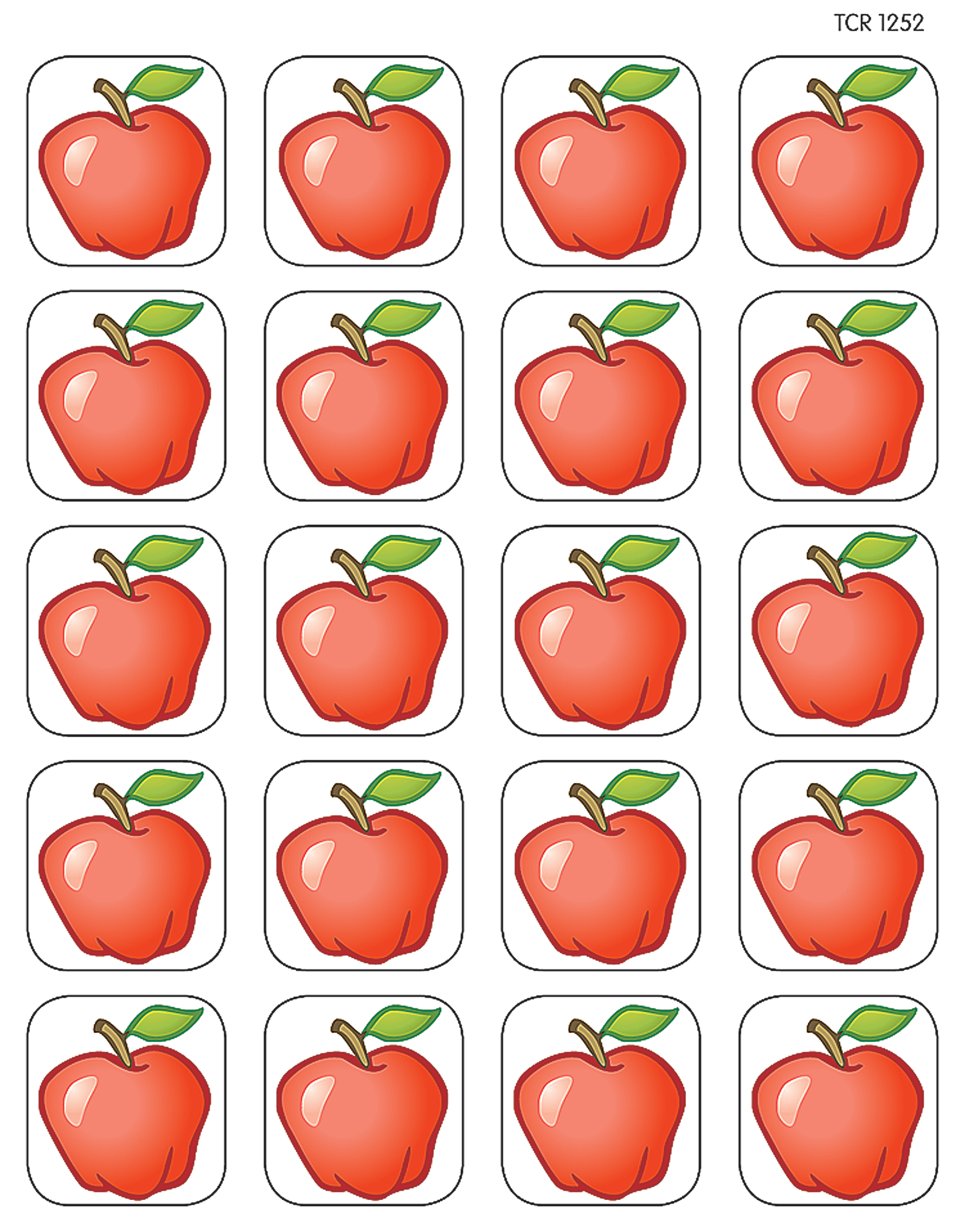 Apples Stickers TCR1252 Teacher Created Resources