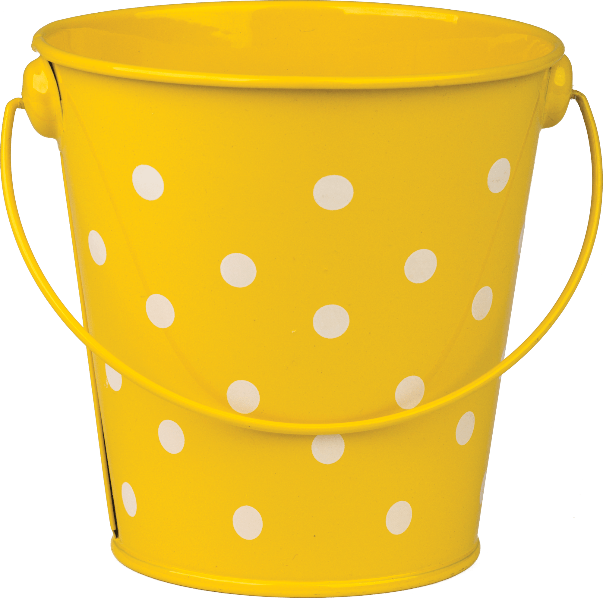 Yellow Polka Dots Bucket TCR20828 Teacher Created Resources