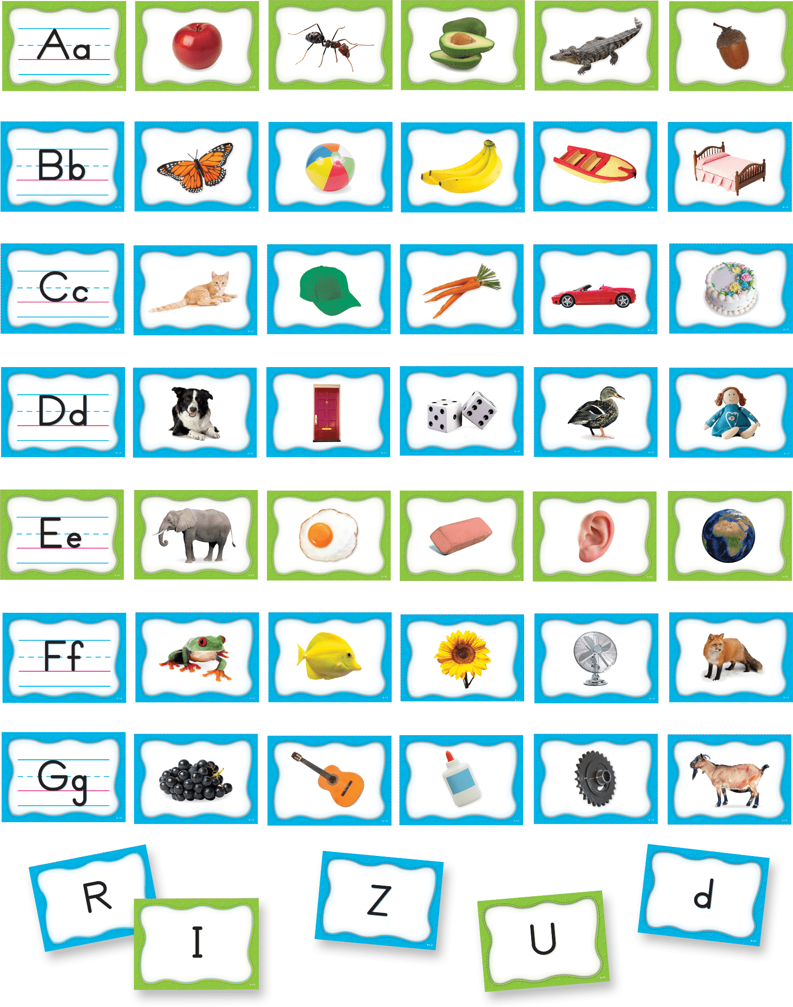 Alphabet Pocket Chart Cards TCR20852 Teacher Created Resources